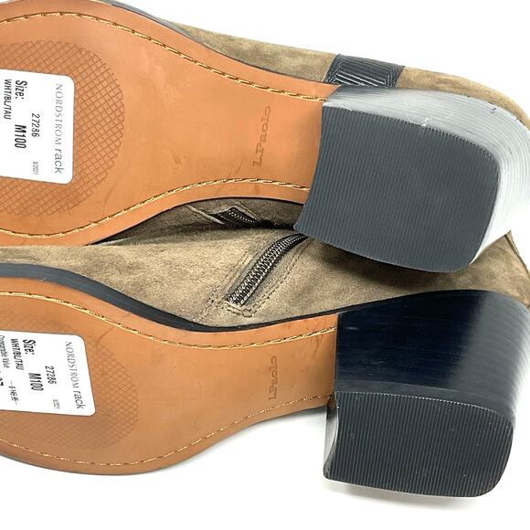 Linea Paolo Sevilla II Bootie Brown Suede Ankle Boots - Picture 10 of 12